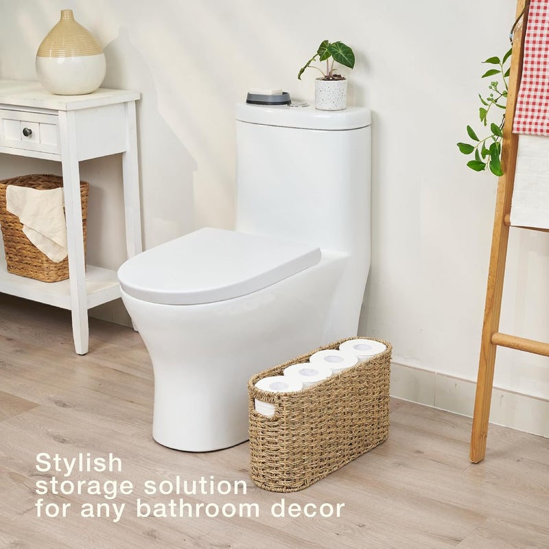 84ECO Seagrass Toilet Paper Storage Basket - Image 2